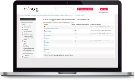 e-Logos 3.0 monitoraggio e reportistica