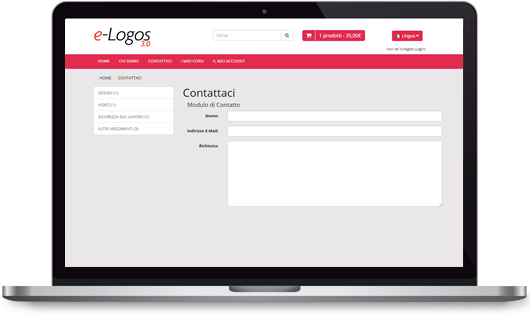 e-Logos 3.0 supporto modulo di contatto